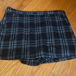 Plaid skort